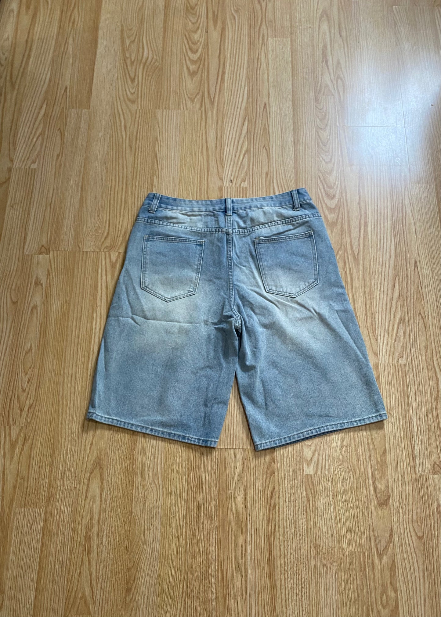 Short en Jean Baggy Bleu