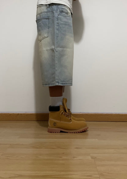 Short en Jean Baggy Bleu