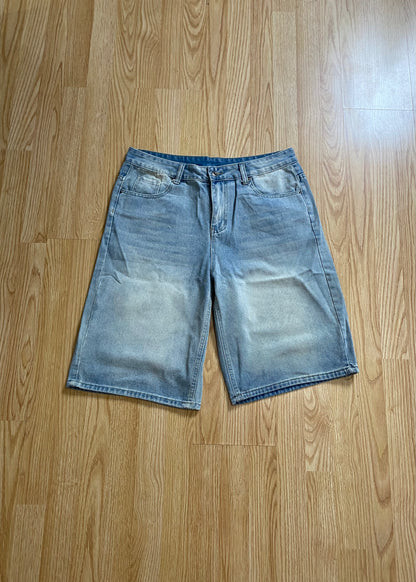 Short en Jean Baggy Bleu